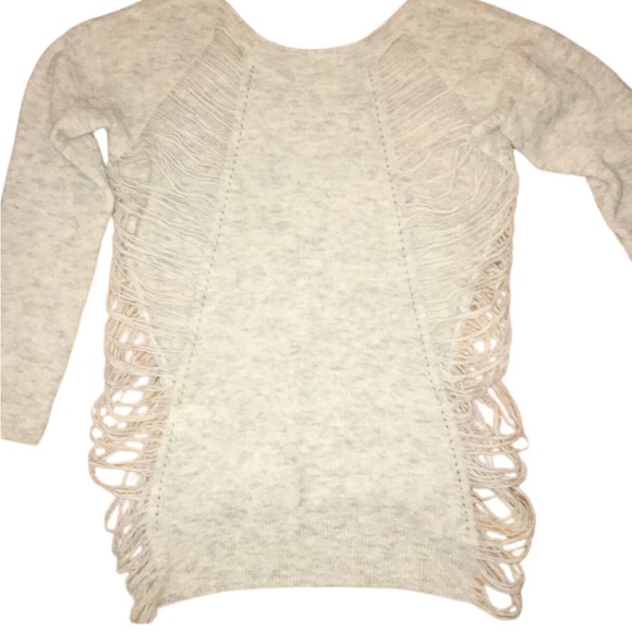 One Grey Day Los Angeles Cole Distressed Wool Pullover - Picture 10 of 11